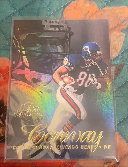 1997 Flair Showcase #102 Curtis Conway — front
