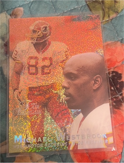 1997 Fleer Flair Showcase Row 0 #74 Michael Westbrook — front