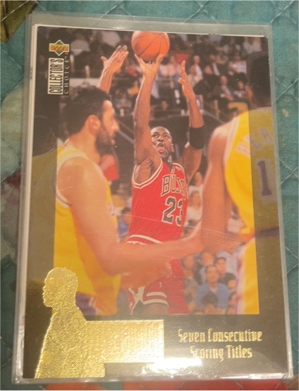 1995-96 Upper Deck Collector's Choice #JC9 Michael Jordan — front