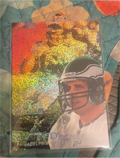 1997 Fleer Flair Showcase #114 Ty Detmer — front