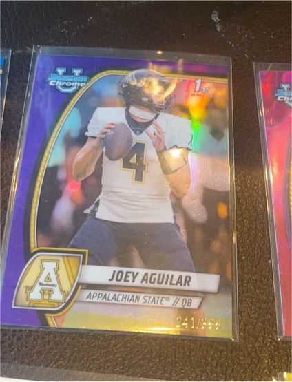 2024 Bowman University Chrome #103 Joey Aguilar — front
