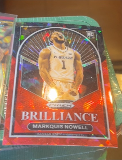 2023 Panini Prizm Draft Picks #15 Markquis Nowell Brilliance Red Ice Prizm — front