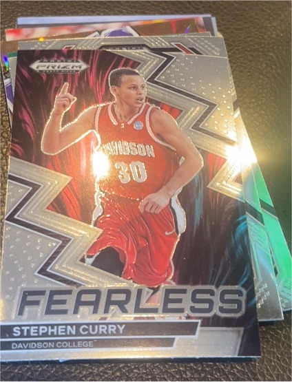 2023 Panini Prizm Draft Picks #17 Stephen Curry Fearless — front
