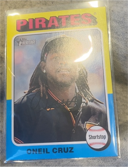 2024 Topps Heritage #131 Oneil Cruz — front