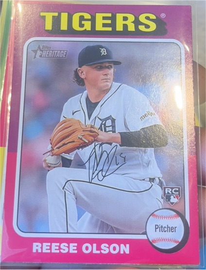 2024 Topps Heritage #439 Reese Olson — front