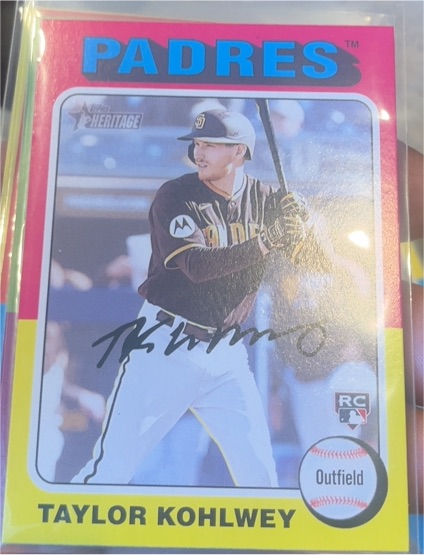2024 Topps Heritage #154 Taylor Kohlwey — front