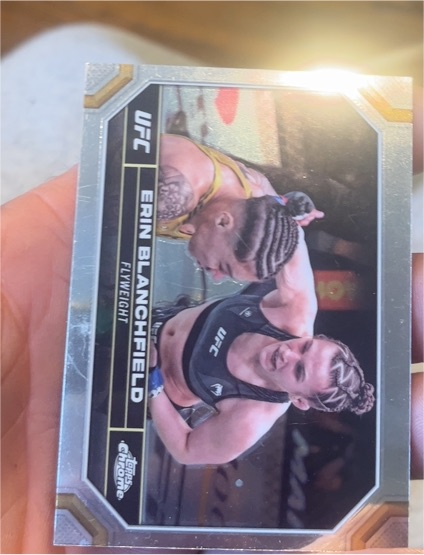2024 Topps Chrome UFC #65 Erin Blanchfield — front