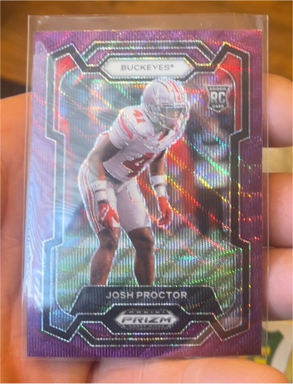 2024 Panini Prizm Draft Picks #168 Josh Proctor — front