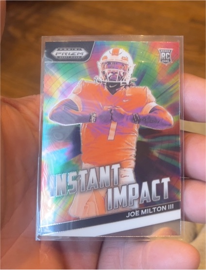 2024 Panini Prizm Draft Picks Instant Impact #II-JM Joe Milton III — front