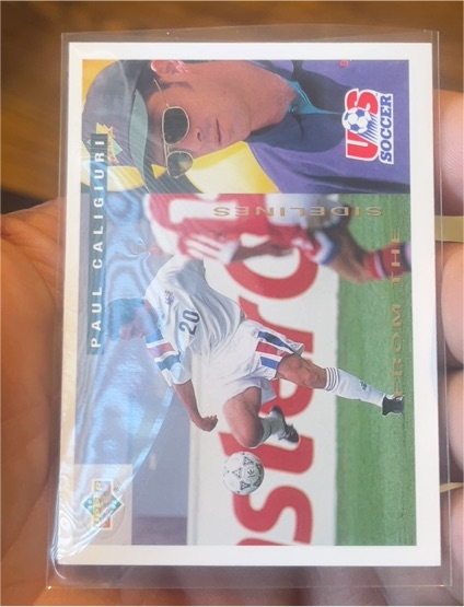 1993 Upper Deck World Cup 94 Preview #159 Paul Caligiuri — front