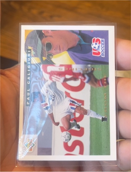 1993 Upper Deck World Cup 94 Preview #20 Paul Caligiuri — front