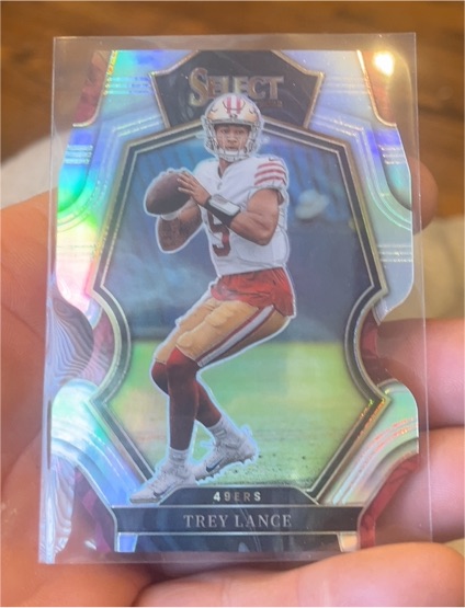 2022 Panini Select Premier Level #185 Trey Lance — front