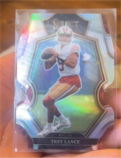 2022 Panini Select Premier Level #185 Trey Lance — front
