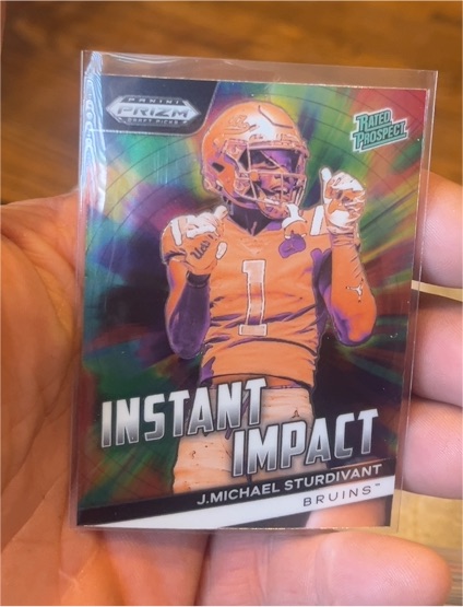 2024 Panini Prizm Draft Picks #II-JMS J. Michael Sturdivant Instant Impact — front