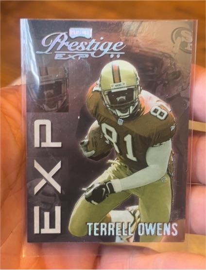 1999 Playoff Prestige EXP #EX88 Terrell Owens — front