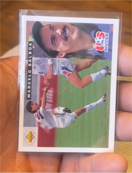 1993 Upper Deck World Cup 94 Preview #158 Marcelo Balboa — front