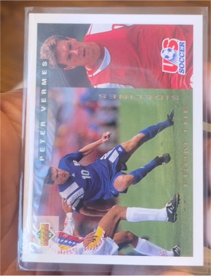 1993 Upper Deck World Cup 94 Preview #163 Peter Vermes — front