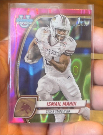 2024 Bowman University Chrome #189 Ismail Mahdi — front