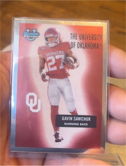 2024 Bowman University Chrome 1955 Bowman #55B-18 Gavin Sawchuk — front