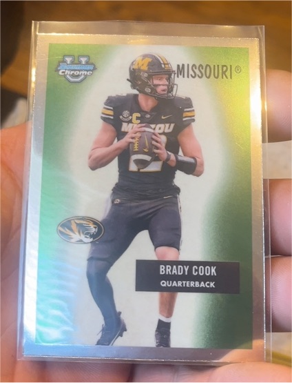2024 Bowman University Chrome #55B-7 Brady Cook — front