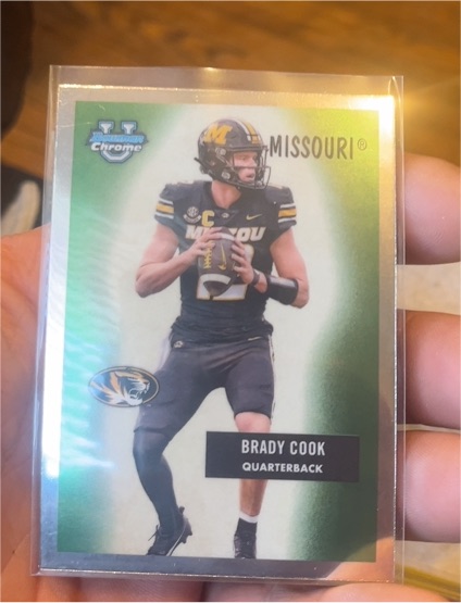 2024 Bowman Chrome University #55B-7 Brady Cook — front