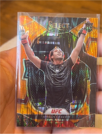 2023 Panini Select UFC #7 Jordan Leavitt — front