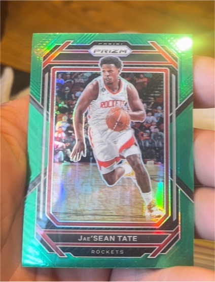 2022-23 Panini Prizm Jae'Sean Tate Green Prizm — front