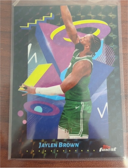 2024-25 Topps Finest #205 Jaylen Brown — front