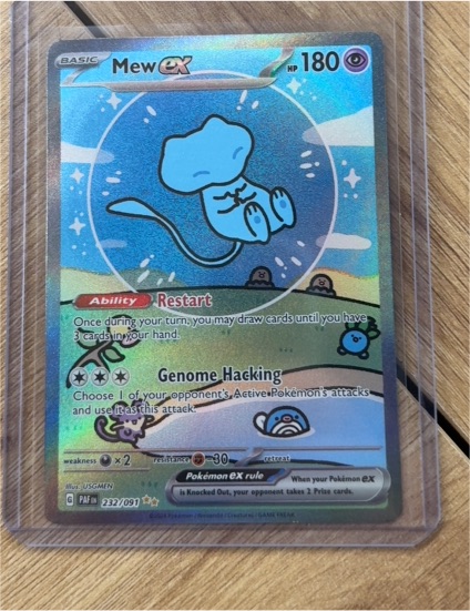 2024 Pokemon TCG Paldean Fates #232 Mew ex — front