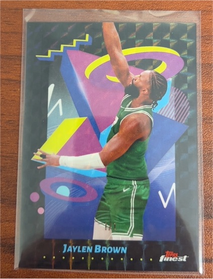 2024 Topps Finest Jaylen Brown — front