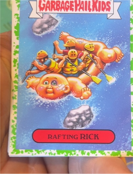 2021 Topps Garbage Pail Kids Go on Vacation #22a Rafting Rick — front