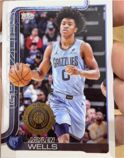 2025-26 Topps #183 Jaylen Wells — front