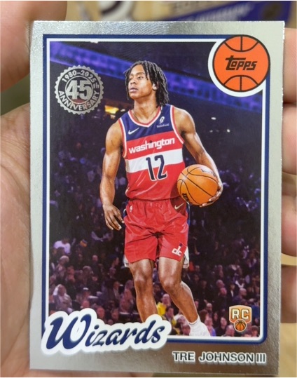 2025-26 Topps #80BK-97 Tre Johnson III 1980-81 Topps Basketball — front