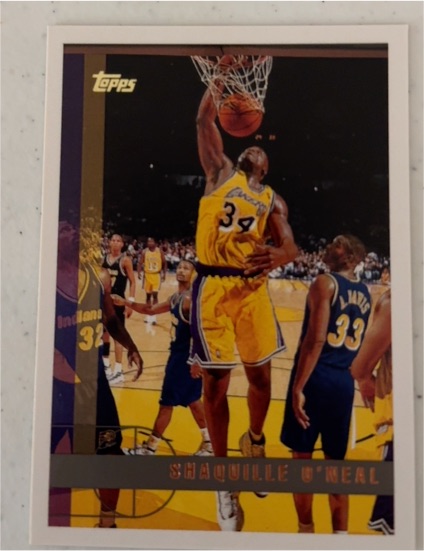 1997-98 Topps #109 Shaquille O'Neal — front