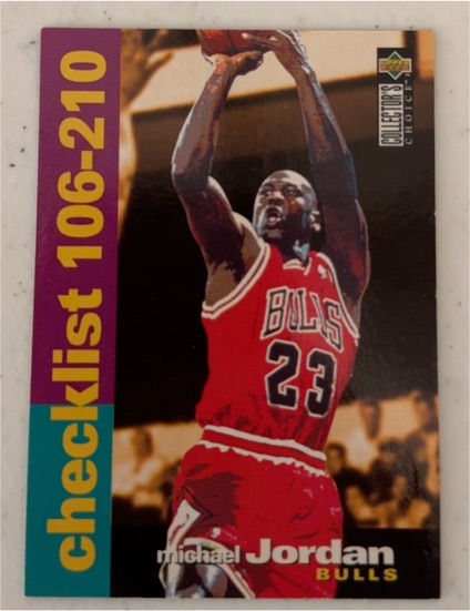 1995-96 Upper Deck Collector's Choice #210 Michael Jordan — front