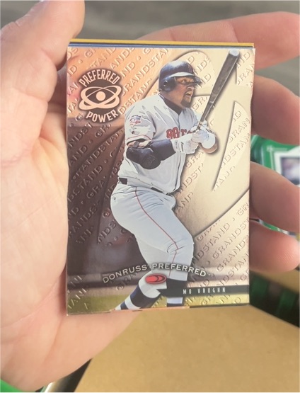 1998 Donruss Preferred #187 Mo Vaughn Preferred Power — front
