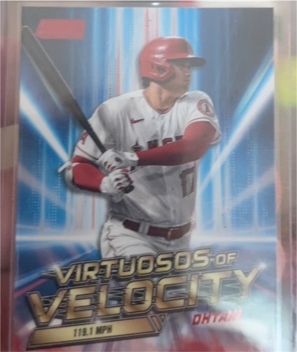 2023 Topps Stadium Club #VV-2 Shohei Ohtani Virtuosos of Velocity — front