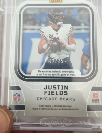 2023 Panini Obsidian Football #227 Justin Fields — front