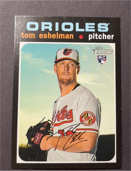 2020 Topps Heritage #531 Tom Eshelman — front