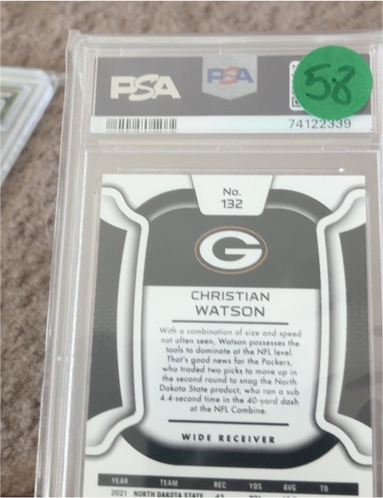 2022 Panini Certified Rookies #132 Christian Watson Rookie RC — front