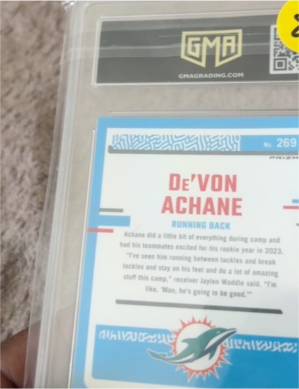 2023 Panini Donruss Optic #269 De'Von Achane — front
