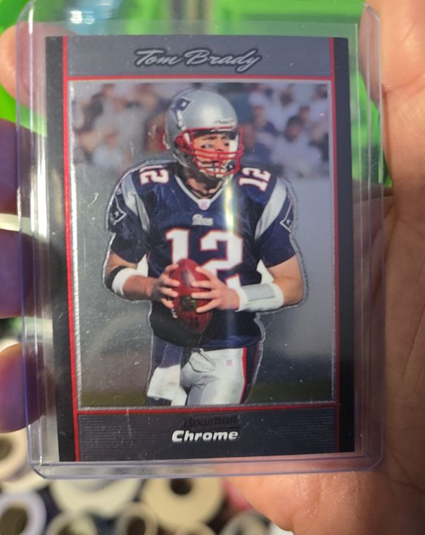 2007 Bowman Chrome #BC172 Tom Brady — front