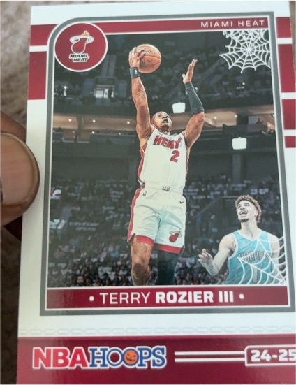 2024-25 Panini NBA Hoops Haunted Hoops #192 Terry Rozier III — front