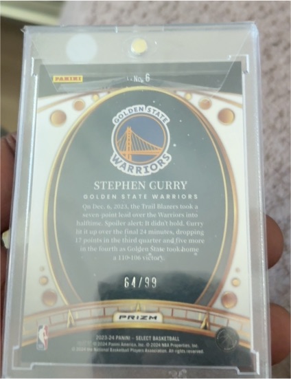 2023-24 Panini Select Lodestars #6 Stephen Curry — front