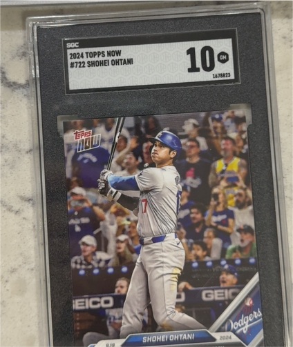 2024 Topps Now #722 Shohei Ohtani — front