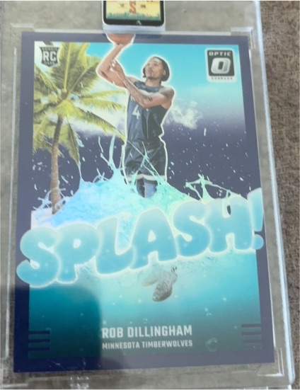 2024-25 Donruss Optic #8 Rob Dillingham Splash! Purple — front