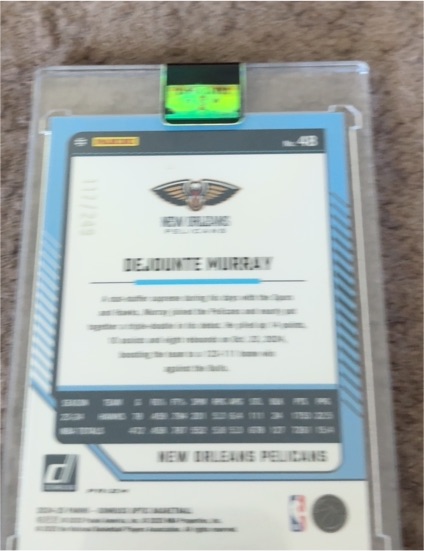 2024-25 Panini Donruss Optic #48 Dejounte Murray — front