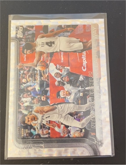 2025-26 Topps #300 New Duo Excels!: Victor and Fox Lead The Way — front