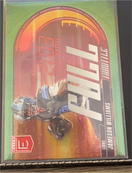 2025 Panini Donruss Elite #14 Jameson Williams Full Throttle — front