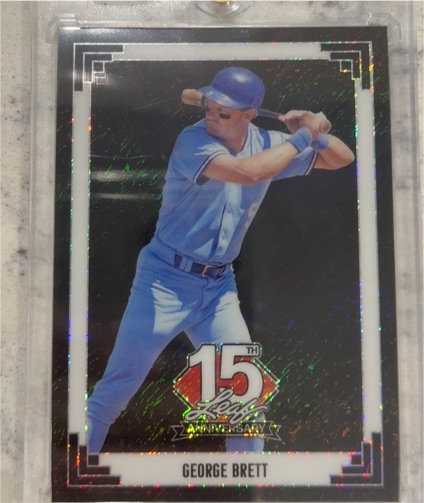 2025 Leaf NSCC 15th Anniversary 1990 George Brett — front